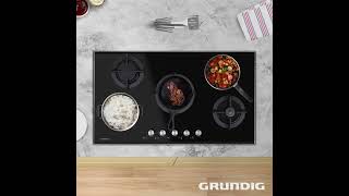 Grundig 90cm Gas Glass Hob