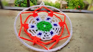 CROCHET WALL-HANGING TUTORIAL| INDIAN FLAG TRICOLOUR WALL HANGING