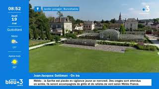 Vidéo drone du Jardin Potager de Bonnétable dans le département de la Sarthe (72) - France