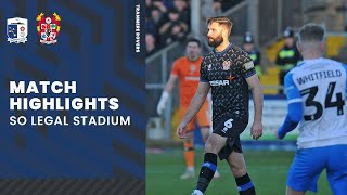Match Highlights | Barrow v Tranmere Rovers | League Two