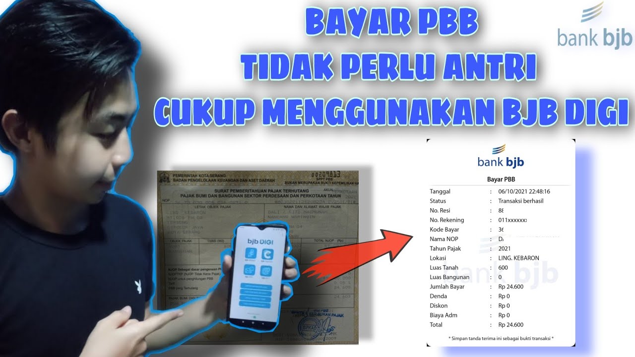 Cara Mudah Membayar PBB (Pajak Bumi Dan Bangunan) Melalui BJB Digi ...