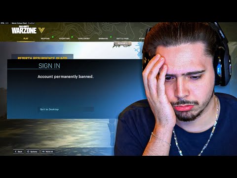 I Got Banned From Warzone.. 😢 - YouTube