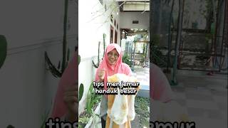 Tips menjemur handuk besar #tipsalayusitie #tutorial #tipspraktis #handuk #jemur #hanger #baju #tips