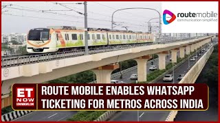 Route Mobile: Signs A Pact With Billeasy To Enable Metro-Ticketing Via WhatsApp | Milind Pathak