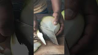 Coconut cutting skills #coconut  #shorts #shortvideo