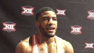 OSU Wrestling - Jacobe Smith advances to Big 12 finals