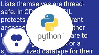 Are lists thread-safe?