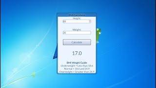 Simple BMI Calculator In JavaScript With Source Code | Source Code & Projects