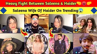 Saleena Saleena Angry With Haider😡 | Saleena Wife Of Haider On Trending😱  | Haileena