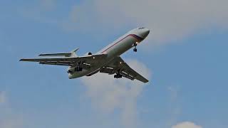 TU-154B-2 Landing in Novosibirsk, Tolmachevo Airport.