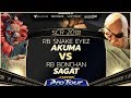 RB Snake Eyez (Akuma) vs RB Bonchan (Sagat/Karin) - SCR 2018 Day 2 Top 32 - SFV - CPT 2018