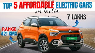 Top 5 Affordable Electric Cars in India 2024👌 | Budget Electric Cars | Electric Vehicles India
