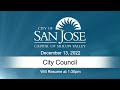 DEC 13, 2022 |  City Council Afternoon Session