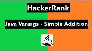 #39 Java Varargs - Simple Addition hackerrank Solution - Java 15| Hackerrank Java 15