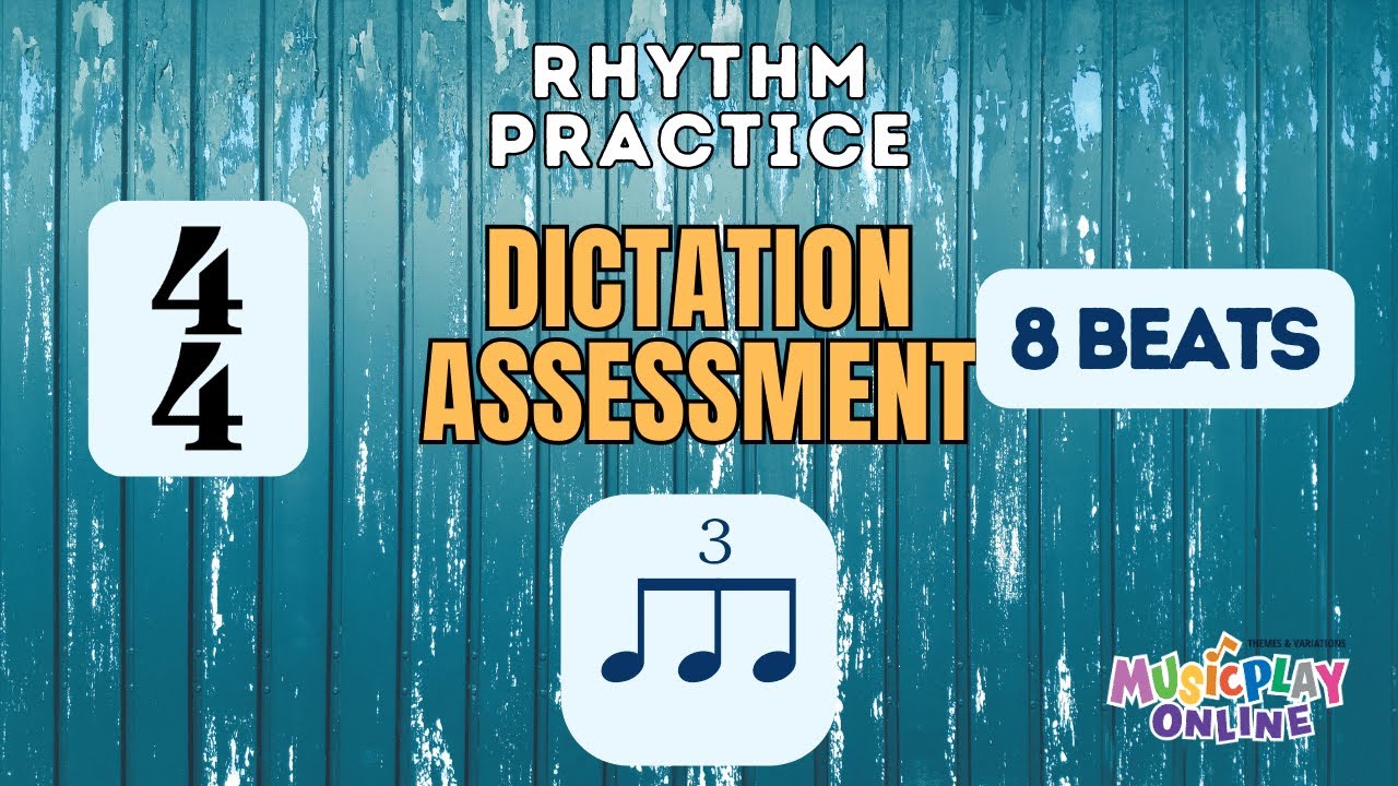 Triplets Rhythm Dictation Assessment Youtube