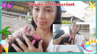 🤱Breastfeeding toddler before going home to the city from the beach🏝 As long as we can...