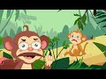 🐒 fun animated toddler song 5 little monkeys with mr. elephant 🎶🐘