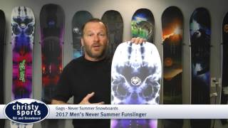 2017 Never Summer Funslinger Snowboard Review - Christy Sports