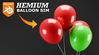 Blender | Floating Helium Balloon Sim | Tutorial
