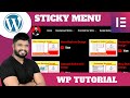 Ep7 - Make Sticky Menu in Elementor free