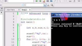 tutorial C programming 38 Advanced Loop