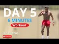 HOW TO LOSE WEIGHT FAST AT HOME| 6 MINUTES [ DAY 5 ] NO EQUIPMENT / NO REPEAT | JORDAN BREJENEV HALL