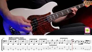 Kiss - I Was Made For Lovin' You Standard Tuning (Bass Cover with Tabs&Sheet Music)