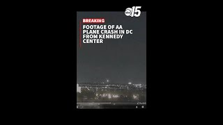 Footage of plane collision with Army helicopter at DCA in Washington D.C. Wednesday night