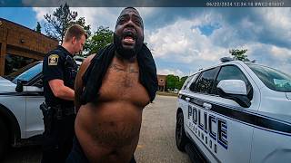 Bodycam Shows Arrest Of Shirtless Drunk Man Asking For Jail