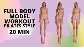 Model Workout Full Body 20 Minutes Pilates / Nina Dapper Model \u0026 Lifestyle Coach