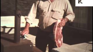 Late 1960s Early 1970s Texas Home, Barbecue, Steak