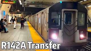 ⁴ᴷ⁶⁰ R142A Transfer on the 1 Line at 168th Street