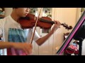 hitori omou aqua s song title version violin cover w piano