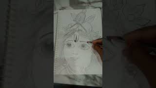 Krishna ji drawing short video viral soni sharma-1 ❤️👍