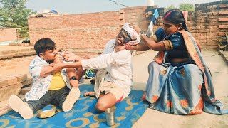 नाना नाती में भईल बवाल नाश्ता खाती || फिर देखिए आगे क्या हुआ || Chapri Baba Comedy 🤣🤣