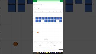 エクセルでブロック崩しゲーム!?　#excel #エクセル #エクセル初心者  #exceltips #パソコン初心者  #shorts #パソコンレッスン #windows