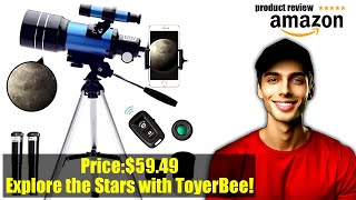 Buy ToyerBee Telescope for Adults  Kids, 70mm Aperture (15X-150X) Portable Refractor Telescopes