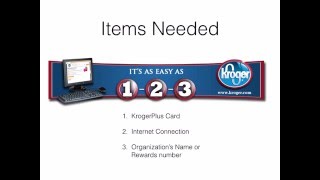 Kroger Community Rewards Tutorials