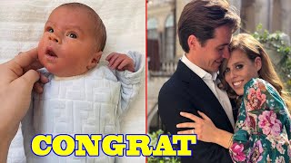 Announcement of the birth of Princess Beatrice and Mr Edoardo Mapelli Mozzi's first baby