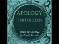 apology by tertullian read by david ronald full audio book