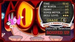 Cuphead: Souped Up / No Hit / S-Rank / The Devil / Mod / 2:43 IGT (06)