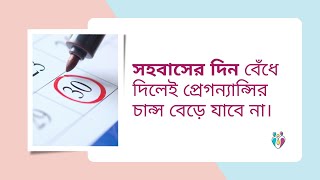 সহবাসের দিন বেঁধে দিলেই প্রেগন্যান্সির চান্স বেড়ে যাবে না। Dr Indranil Saha