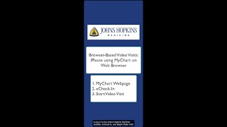 Getting Ready for Your Video Visit Using the Browser on Your Phone