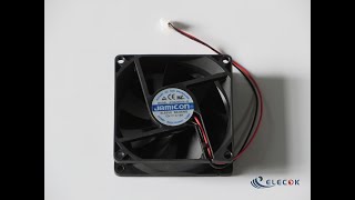 JF0825S1H-R 12V 0.19A 2wires cooling fan