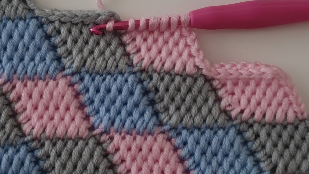 Easy And Free Tunisian Crochet Baby Blanket Patterns For Beginners 2022 ...