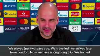 'We've had no training, arrived here late' - Pep on the woes of success
