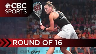 2024 Canadian Squash Championships Day 1: Round of 16 | Calgary | CBC Sports