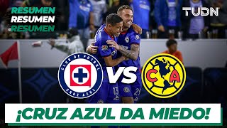 Resumen y goles | América 2-3 Cruz Azul | Amistoso 2024 | TUDN