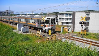 JR 御殿場線【№101】大松踏切・通過・走行映像　静岡県裾野市平松