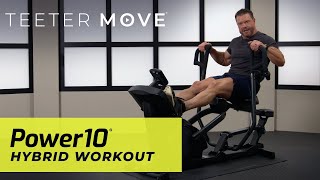 16 Min Hybrid Workout | Power10 Elliptical Rower | Teeter Move